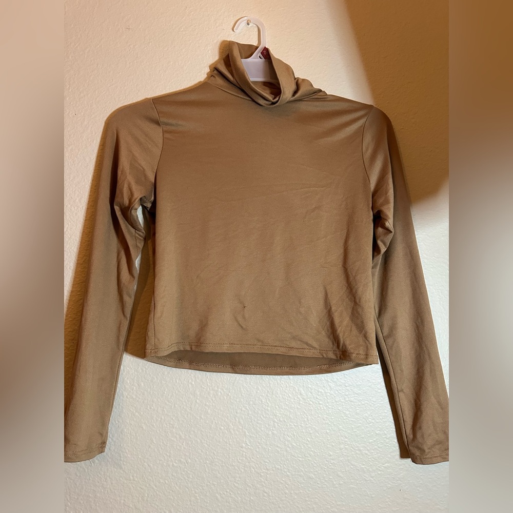 Brit and Bri brown crew neck (S)